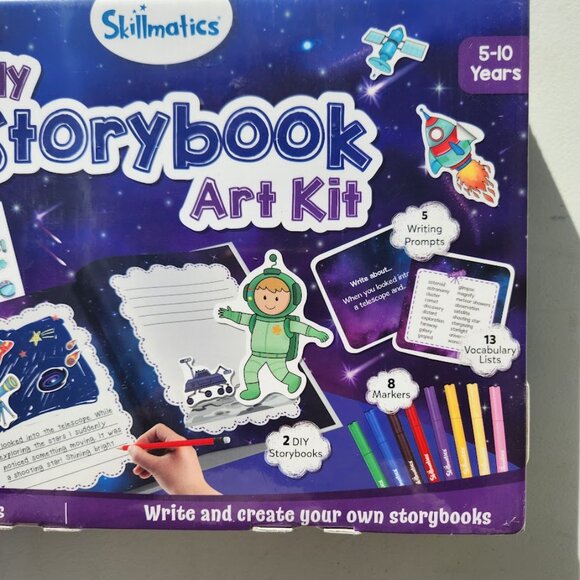 New Skillmatics My Storybook Art Kit Space Story Writing Stickers Creative Writi - Picture 5 of 16